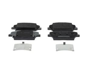 Bosch BP1666 Pastiglie Freno, Asse Anteriore, Certificato ECE-R90, 1 Set di 4 Pastiglie