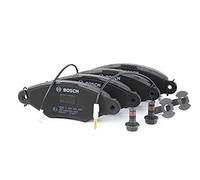 Bosch BP224 - Pastiglie Freni Auto, Asse Anteriore - Qualità Bosch - Riduzione del Rumore e della Polvere - Certificazione ECE-R90 - Senza Rame - 1 Confezione da 4 Pastiglie - Con Accessori