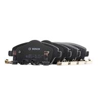 Bosch BP281 - Pastiglie Freni Auto, Asse Anteriore - Qualità Bosch - Riduzione del Rumore e della Polvere - Certificazione ECE-R90 - Senza Rame - 1 Confezione da 4 Pastiglie - Con Accessori