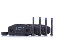 Bosch BP417 - Pastiglie Freni Auto, Asse Posteriore - Qualità Bosch - Riduzione del Rumore e della Polvere - Certificazione ECE-R90 - Senza Rame - 1 Confezione da 4 Pastiglie - Con Accessori