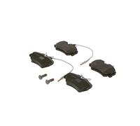 Bosch BP790 - Pastiglie Freni Auto, Asse Anteriore - Qualità Bosch - Riduzione del Rumore e della Polvere - Certificazione ECE-R90 - Senza Rame - 1 Confezione da 4 Pastiglie - Con Accessori