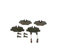 Bosch BP992 - Pastiglie Freni Auto, Asse Posteriore - Qualità Bosch - Riduzione del Rumore e della Polvere - Certificazione ECE-R90 - Senza Rame - 1 Confezione da 4 Pastiglie - Con Accessori