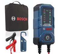 Bosch C40-Li - Caricabatterie moderno e versatile da 5 Amp per batterie agli ioni di litio da 12 Volt, 6 e 12 Volt piombo-acido, AGM, EFB, gel e SLI