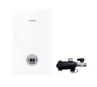 Bosch Caldaia a Condensazione Condens 1200 GC1200W 28/30 C23 Bianca 28 Kw Metano/GPL Con Kit Scarico Fumi-Defangatore In Omaggio KIT COASSIALE