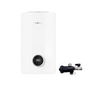 Bosch Caldaia a Condensazione Condens 4300iW GC4300iW 24 P Metano/Gpl SOLO RISCALDAMENTO + Kit Scarico Fumi + Defangatore KIT COASSIALE