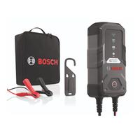 Bosch Caricabatteria C10, 3,5 Amp con funzione di trickle | Per batterie al piombo-acido, AGM, GEL, EFB e SLI da 12 V, viene fornito con una spina UK Style