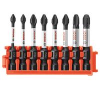 BOSCH CCSPHV208 - Set assortito di 8 punte Phillips da 5,1 cm con clip per sistema personalizzato