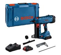 Bosch Professional 18V System Chiodatrice calcestruzzo GNB 18V-40 (2x batterie ProCORE 4.0Ah, caricabatteria GAL 18V-40, perno, gancio, naso standard, magnete, XL-BOXX)