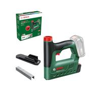 Bosch Chiodatrice/Graffatrice a batteria UniversalTacker 18V-14 (per legno tenero e duro; per graffe e chiodi; erogazione dal basso; 18 Volt System; accessorio per distanza carta; 1000 graffe)