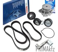BOSCH Cinghia Dentata + Kit Rulli + GRAF Pompa Per VW Seat Skoda VAG 1.4 16V
