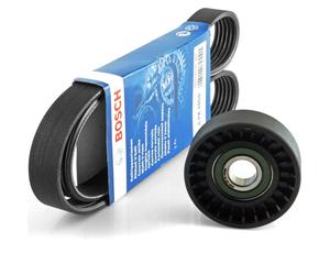 Bosch Cinghia Scanalata + Galoppino per Audi A3 Seat Skoda VW 1.9 2.0 Tdi