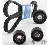 Bosch Cinghia Scanalata + Set Rulli per BMW 1er E81 E87 3er E90 E91 E92