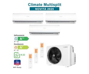 BOSCH CL5000M 82/4 E Set Condizionatore Climatizzatore TrialSplit CL2000 12+12+1