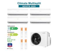 BOSCH CL5000M125/5E Set Condizionatore Climatizzatore QuadriSplit 12+12+12+18Btu