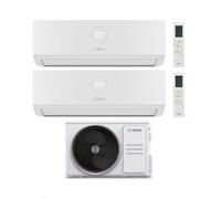 Bosch Climatizzatore Dual Split Climate 3000i 7+18 con 5000M 125/5 E Inverter R 32 Wi-Fi Optional Classe A++