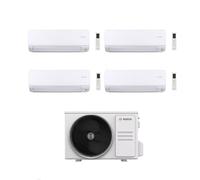 Bosch Climatizzatore Quadri Split Climate 6000i 7+7+9+12 con 5000M 105/4 E Inverter R 32 Wi-Fi Optional Classe A++