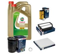 BOSCH Controllo Set 10 L Castrol EDGE 5W-30 LL Per Hyundai IX35 2.0 CRDi 4WD