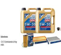 BOSCH Controllo set 10 L Liqui Moly Long Life 3 5W-30 per VW Touareg 3.0 V6