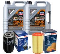 BOSCH Controllo Set 10 L LIQUI MOLY Top Tec 4200 5W-30 Per Fiat Ducato