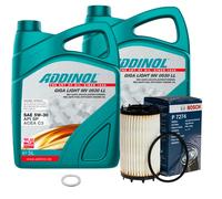 BOSCH Controllo Set 10L ADDINOL GIGA LIGHT MV 5W-30 Per Audi A8 4N2 4N8 S8