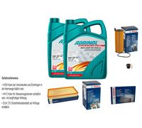 BOSCH Controllo set 10L ADDINOL GIGA LIGHT MV 5W-30 per Audi Q7 4LB 3.0 TDI