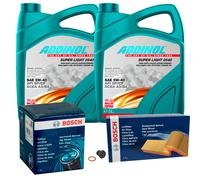 BOSCH Controllo Set 10L ADDINOL SUPER LIGHT 5W-40 Per Isuzu Trooper II UB