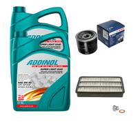 BOSCH Controllo Set 10L ADDINOL SUPER LIGHT 5W-40 Per Isuzu Trooper II UB