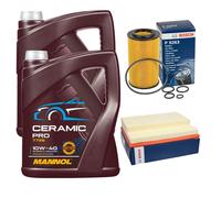 BOSCH Controllo Set 10L MANNOL Ceramic Pro 10W-40 Per Mercedes-Benz CLK C208