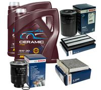 Bosch Controllo Set 10L mannol Ceramica 5W-30 per Mitsubishi Parejo IV