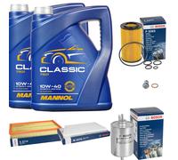 Bosch Controllo Set 10L mannol Classic 10W-40 per Radio Classe C Mercedes CLK