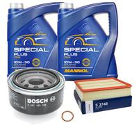 Bosch Controllo Set 10L mannol Special Plus 10W-30 per VW Lt 28-46 II Box