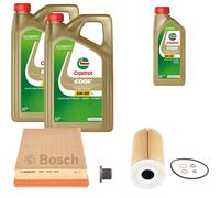 BOSCH Controllo Set 11 L Castrol EDGE 5W-30 LL Per Land Rover Range 2.5 TD