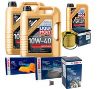 BOSCH Controllo Set 11 L Liqui Moly Leichtlauf 10W-40 Per Renault Espace III