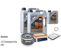 Bosch Controllo Set 11 L Liqui Moly Top Tec 4200 5W-30 per VW Lt. 28-46