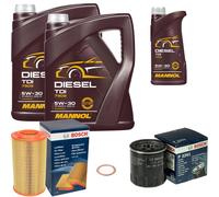 Bosch Controllo Set 11 L mannol Diesel Tdi 5W-30 per Citroën Ponticello