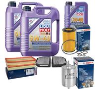 BOSCH Controllo Set 11L Liqui Moly Leichtlauf High Tech 5W-40 Per SL 500 350