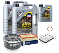 BOSCH Controllo Set 11L Liqui Moly Top Tec 4100 5W-40 Per VW LT 28-46 II