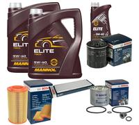 BOSCH Controllo Set 11L MANNOL ELITE 5W-40 Per Citroën Jumper Kasten 2.5 TDI