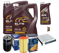 Bosch Controllo Set 11L mannol Elite 5W-40 per Fiat Citroën Ducato Box