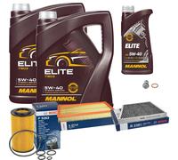 BOSCH Controllo set 11L MANNOL ELITE 5W-40 per Mercedes Classe E W211 S211
