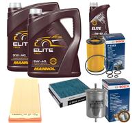Bosch Controllo Set 11L mannol Elite 5W-40 per Mercedes Classe-G