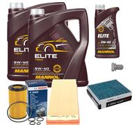 BOSCH Controllo set 11L MANNOL ELITE 5W-40 per Mercedes Classe G. W463