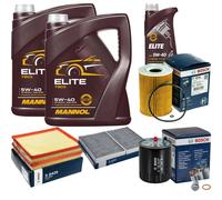 BOSCH Controllo set 11L MANNOL ELITE 5W-40 per Mercedes classe S W221