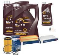 BOSCH Controllo Set 11L MANNOL ELITE 5W-40 Per Mercedes CLK 280 350 C-Class