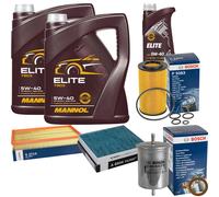 BOSCH Controllo Set 11L MANNOL ELITE 5W-40 Per Mercedes G-Klasse W463