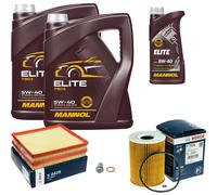 BOSCH Controllo Set 11L MANNOL ELITE 5W-40 Per Mercedes M-Klasse ML 420 CDI