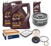 BOSCH Controllo Set 11L MANNOL ELITE 5W-40 Per VW LT 28-46 II Kasten 2.8 TDI