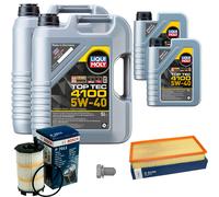 BOSCH Controllo Set 12 L Liqui Moly Top Tec 4100 5W-40 Per Audi Q7 4LB 4.2