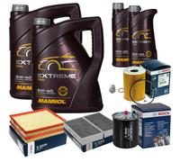 BOSCH Controllo Set 12 L MANNOL EXTREME 5W-40 Per Mercedes-Benz M-Klasse ML