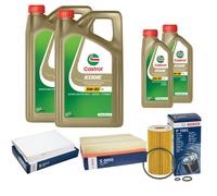 BOSCH Controllo Set 12L CASTROL EDGE 5W-30 C3 Per Mercedes-Benz Sprinter 3-T